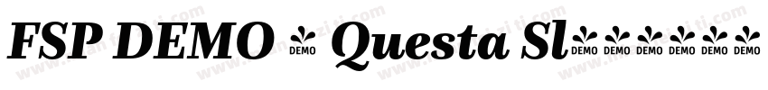 FSP DEMO - Questa Sl字体转换